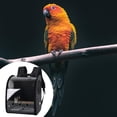thumbnail image 4 of TISHITA Bird Backpack Pet Backpack Non-Slip Floor Cushion Travel Parrot Cage Light Clear Black, 4 of 7
