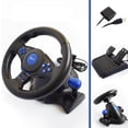 thumbnail image 4 of Langgg Ensemble de Volant de Course Simulateur Compatible avec PS3 PS2 PC Volant, 4 of 8