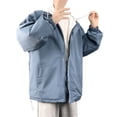 thumbnail image 3 of Veste Blouse à Manches Longues Automne Hiver à Capuche avec Poches, 3 of 6