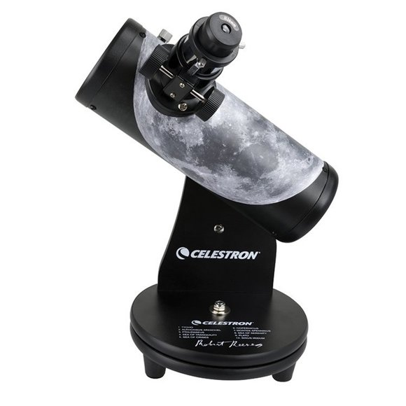 Celestron Série Signature Lune par Robert Reeves avec un Superbe Télescope Astronomique Lune, Noir (22016)