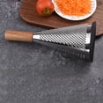 thumbnail image 4 of Oleegame 2 Pcs Raclette Multifonction pour Maison Râpe à Fromage Manche en Bois Râpe à Légumes Cuisine Rabot Conique à Trois Côtés Argent, 4 of 8