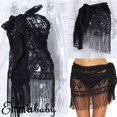 thumbnail image 1 of Paréo de Bikini Transparent pour Femmes, Jupe Portefeuille Mini de Plage, Robe Paréo, 1 of 5
