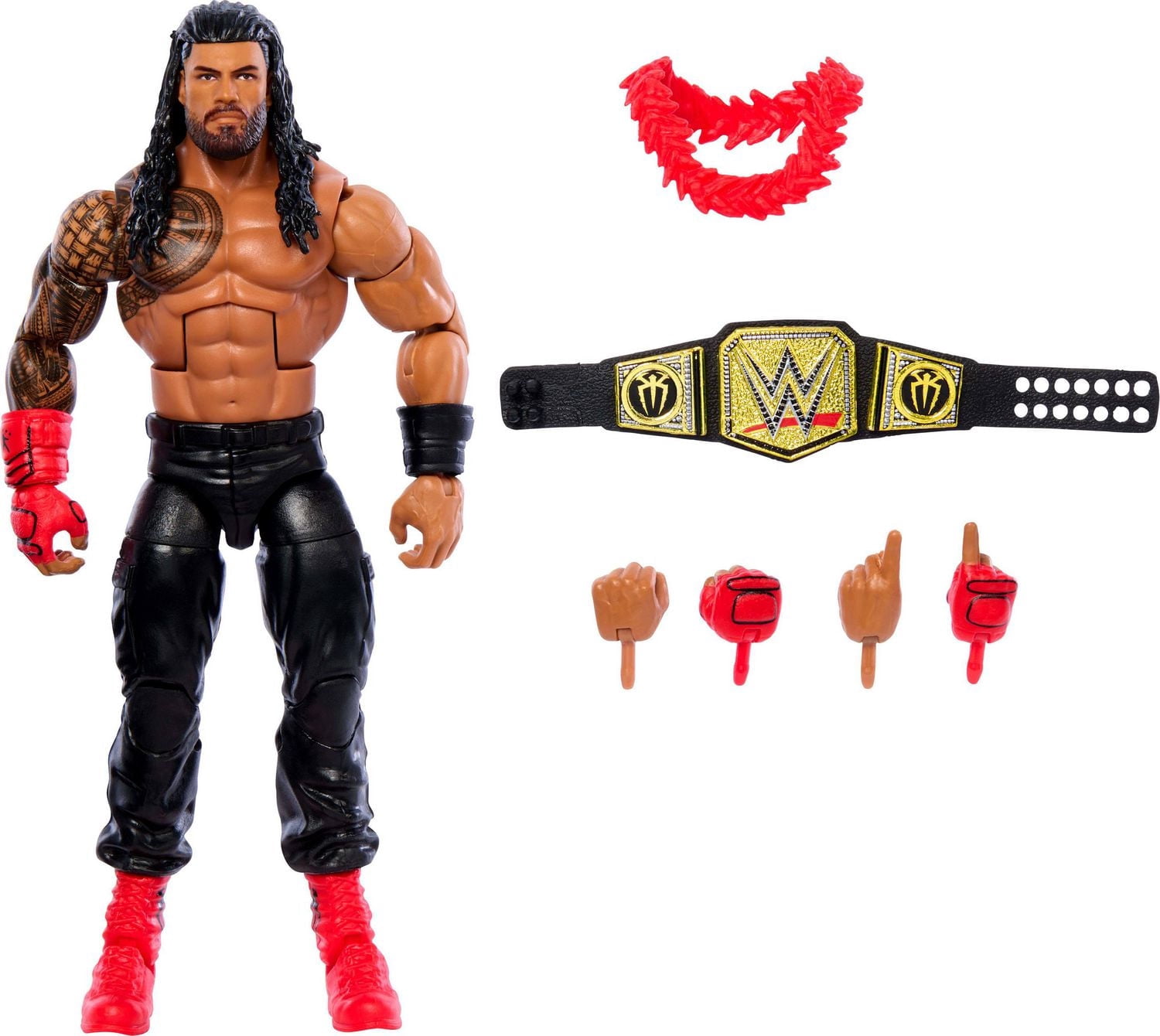 WWE Elite Top Picks Roman Reigns Action Figure & Accessories, 6-inch Collectible Set - Walmart Exclusive