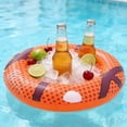thumbnail image 1 of pstuiky Portable Inflatable Floating Cooler & Drink Holder Sphere-Shaped Pool Float with 4 Drink Slots Thickened Plastic for Durability, 1 of 6