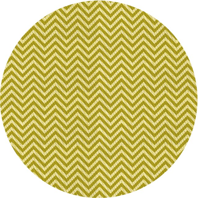 Ahgly Company Tapis d'Intérieur Ronds Transitionnels Bruns Lavables à la Machine, 4 Pieds Rond