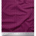 thumbnail image 1 of Soimoi Rayon Fabric Dot & Heart Shirting Printed Craft Fabric by The Yard 56 Inch Wide, 1 of 3