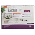 thumbnail image 2 of MidWest iCrate Double-Door Folding Dog Crate with Divider Panel, 2 of 9