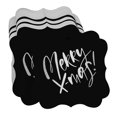 thumbnail image 3 of Inkdotpot Real Silver Foil Bracket Shape Paper Hang Tags Merry X-Mas Christmas Favor Tags Pack Of 50, 3 of 7