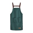 thumbnail image 2 of PVC Kitchen Apron with Phone Pocket | Waterproof, Oil-Resistant & Machine Washable | H-Strap Design | Multiple Colors Available | Ideal for Cooking, Baking & Kitchen Work | 85x65cm/33.4x25.5in, 2 of 6