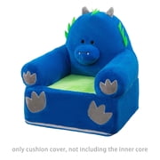 WIFKLSIIPG Folding Children's Sofa Cover Backrest Armchair 2 in 1 Folding Children's Sofa Cute Cartoon Lazy Sofa Chairs Comfy Foldable Couch & Reading Chair Without Padding or Padding Core