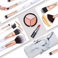 thumbnail image 4 of Makeup Brushes Set Make Up Brushes Professional 10Pcs Marble Makeup Brush Set for Foundation Powder Concealers and Eyeshadow, 4 of 5
