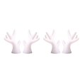 thumbnail image 3 of mmirethe 2pcs Easy To Install Antlers Sticker To Decorate Christmas Car Cute Waterproof white small 2Set, 3 of 6