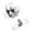 White, variant on Cabinet Door Beads, Usavan Double-Wheel Spring Buckle Stainless Steel Cabinet Lock, Non-Fade Electroplated Nylon Bead Snap for Wardrobe Cabinet Shoe Cabinet Installation