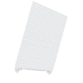 thumbnail image 4 of Elodie Pleated Temporary Shades Blinds Easy to Fit Install for Kitchen Polyester Fiber White 90x150cm, 4 of 8