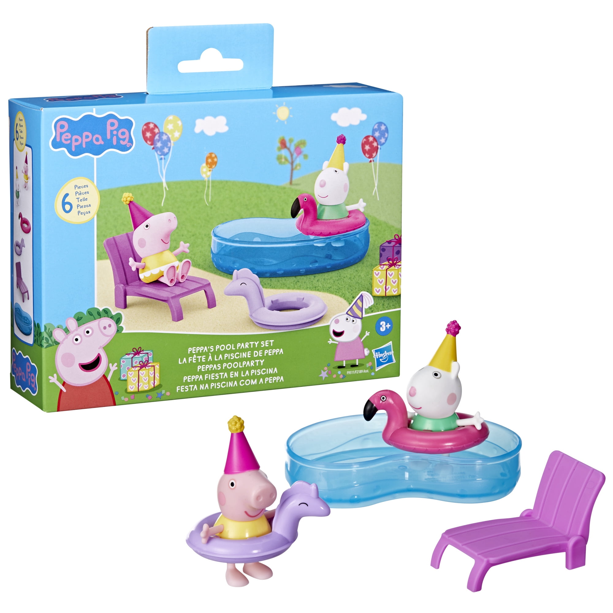 Peppa Pig, coffret La fête à la piscine de Peppa