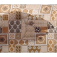thumbnail image 4 of oneOone Viscose Chiffon Brown Fabric Patchwork Craft Projects Decor Fabric Printed By The Yard 42 Inch Wide-4C, 4 of 5