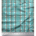 thumbnail image 1 of Soimoi Modal Satin Fabric Geometric Check Print Fabric by The Yard 42 Inch Wide, 1 of 3