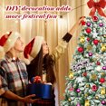 thumbnail image 3 of Patiojoy 7.5FT Artificial Hinged Christmas Pines Tree Snow Flocked Decoration Tree, 3 of 8