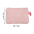 thumbnail image 3 of Chmadoxn Office Storage & Organization, Woolen Knitted Bag Striped Color-blocked Cosmetic Bag Pattern Cosmetic Bag Portable Cosmetic Bag Ins-style Pencil Case Polyester makeup pouch, 3 of 6