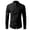 Black, variant on cfhntfmh Men's Dress Shirt Regular Fit Formal Business Button down Shirt for Men Long Sleeve Slim Fit Office Blouse