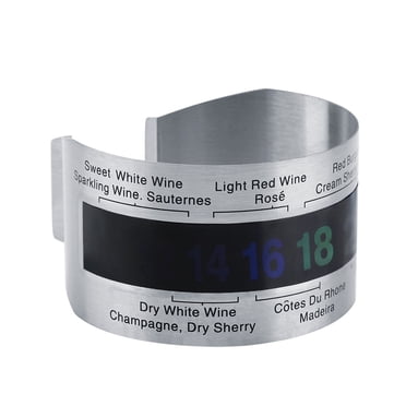 Red Wine Thermometer,Stainless Steel Wine LCD Wine Thermometer Wine Bottle Thermometer Unmatched Quality