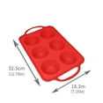 thumbnail image 3 of LSLJS Silicone Baking Molds Silicone Cake And Brownie-Pan Nonstick Silicone Baking Molds For Cake,Bread,Pie, 3 of 6