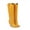 Yellow, variant on Dvkptbk Women's Cowgirl Boots for Women Knee High Cowboy Boots Fashion Pull on Tall Western Boot - Summer