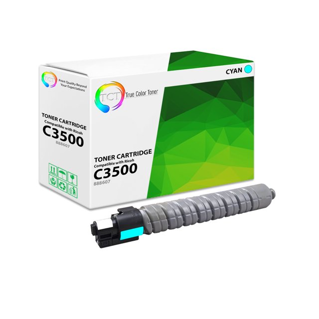 TCT C3500 Compatible Cyan Toner Cartridge for Ricoh 888607 841345