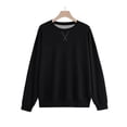 thumbnail image 4 of zanvin T-shirt Ample pour Femme Blouse à Manches Longues Col Rond Hauts Décontractés Chandail, 4 of 4
