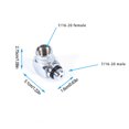 thumbnail image 4 of Diving Regulator 360-Degree Rotation Connector Low/High Pressure Wear-resistant Hose Adapter Diving Accessories Underwater High Pressure, 4 of 7