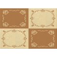 thumbnail image 1 of Ahgly Company Machine Washable Indoor Rectangle Transitional Sedona Brown Area Rugs, 4' x 6', 1 of 7