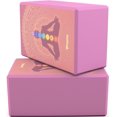 thumbnail image 1 of RDX Yoga Block Set, Non-Slip High-Density Eva Foam Brick for Pilates Flexibility Body Balance, Easy Grip Surface for Stability Strength Training Deepen Poses Exercise Office Home Gym, 23x15x9.8CM, 1 of 5