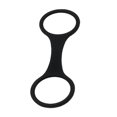 thumbnail image 1 of DYNWAVECA Pince pour Plongée en Apnée, Porte-Clés de Plongée en Apnée, Style Boucle, Retenue de Fixation Pièce de Rechange Souple Verrou Universel de Garde de Tuba Noir, 1 of 10