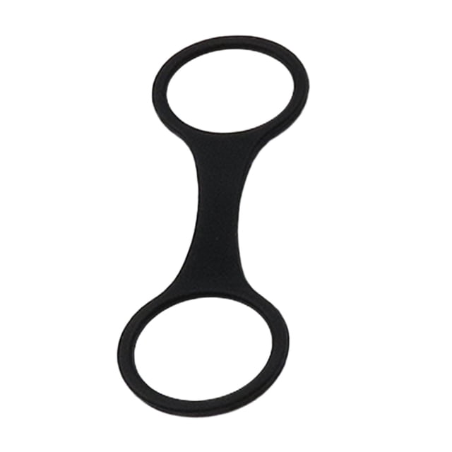 DYNWAVECA Pince pour Plongée en Apnée, Porte-Clés de Plongée en Apnée, Style Boucle, Retenue de Fixation Pièce de Rechange Souple Verrou Universel de Garde de Tuba Noir