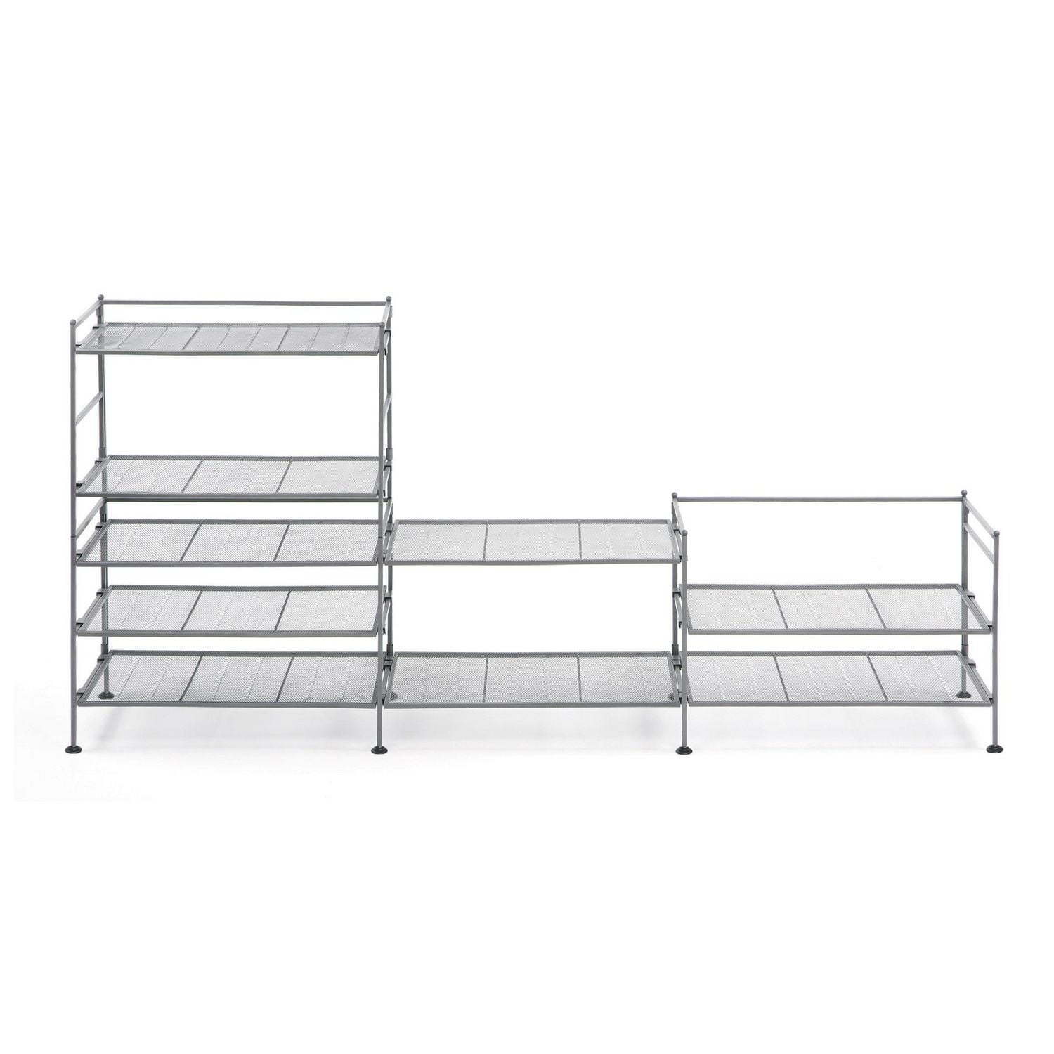 Seville Classics 3-Tier Iron Utility Shoe Rack