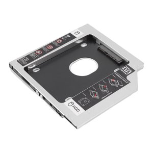 To  2nd SSD HDD Hard Drive Caddy, 2.5in HDD Caddy Bay DIY Installation Wear Resistant 2.5in  for Laptop