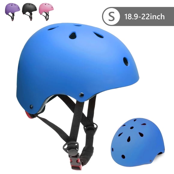 Casque de Vélo pour Enfants Casque pour Tout-Petits 3 à 8 Ans Casque Garçons Filles Casques pour Enfants Ajustable Casque de Planche à Roulettes et de Vélo Bleu