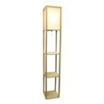 thumbnail image 4 of Lampe de sol Simple Conceptions  Etagère de rangement avec abat-jour en lin, 4 of 5