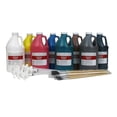 thumbnail image 1 of Rock Paint Distributing RPC881035 Peinture Acrylique et Ensemble Primaire d'Un Demi-Gallon, Multicolore - Ensemble de 8, 1 of 1