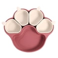 thumbnail image 1 of Binwennn Multifunctional Silicone Bowl Children's Bowl Pet Bowl Cat And Dog Bowl Set Silicone Plates For Children Plates With Suction Cat Silicone Plates In The Shape Of Cat Cat Pad Dog Bowls with Mat, 1 of 3