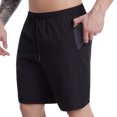 thumbnail image 3 of EOYWHK Men's Swimming Shorts Athletic Gym Shorts Quick Drying Soft Comfy Solid Color Running Training Hiking Shorts, 3 of 7