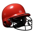 thumbnail image 1 of Lipstore Baseball Batting Helmet with Face Sports Softball Red, 1 of 8