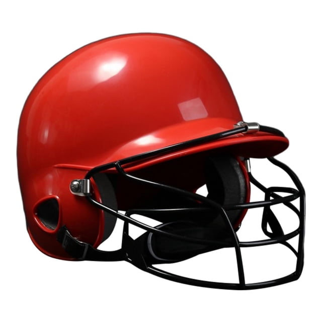Lipstore Baseball Batting Helmet with Face Sports Softball Red
