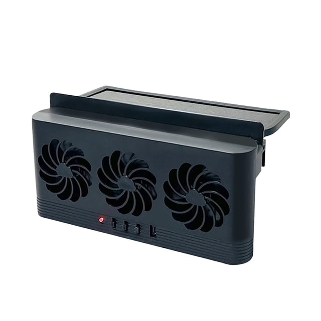 EGNMCR Car Exhaust Fan Car Solar Car Ventilators Summer Coolings Radiator Circulation Smokes Fan Solar fan