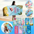 thumbnail image 4 of TopLLC Microfiber Beach Towel, Oversized Cute Animal Pattern Sand-Free Beach Towel, Thin Lightweight Absorbent Quick Dry Pool Towels Soft Breathable Travel Bath Towel for Adults Kids(30"x59"), 4 of 4