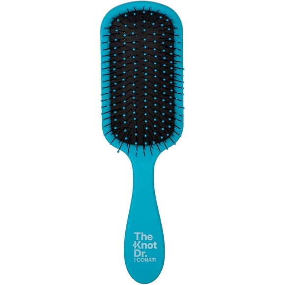 The Knot Dr. for Conair ProBrite Blue Wet & Dry Detangler, 212 Flexalite Bristles, Smooth Detangling