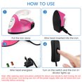 thumbnail image 4 of NUAHRHY Mini Iron Heat Press Machine Mini Iron DIY Heat Transfer Machine with Silicone Pad for Clothes, T-Shirts,Name Sticker, 4 of 6