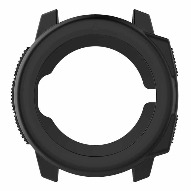 KAKOWELY Smartwatch Protector Smart Watch Waterproof Protective Case Anti Wear Anti Sweat Watch Protective Case Compatible for Garmin Instinct (Black)1.97"X1.91"X0.39"