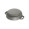 thumbnail image 4 of STAUB Braisières 3,7 L Fonte Ronde Sauté Pan Chistera, Gris Graphite, 4 of 7