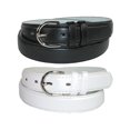 thumbnail image 1 of CTM® Ceinture Habillée en Cuir 1 1/8 Pouce (Lot de 2 Couleurs) (pour Femmes), 1 of 2